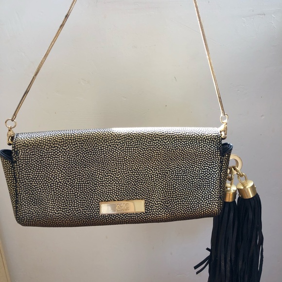 Zac Posen gold leather clutch - Picture 3 of 5